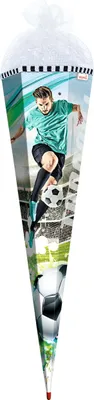 Zdjęcie produktu dla Stożek szkolny ROTH "Gwiazda futbolu" kwadratowy 850 mm z efektem