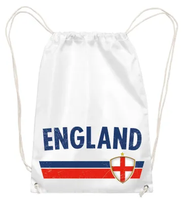 Produktbild von Fan Turnbeutel Länder WM EM Deutschland Italien Spanien England Frankreich Portugal Kroatien USA Brasilien Fußball Stadion Public Viewing: England Land wählen: England