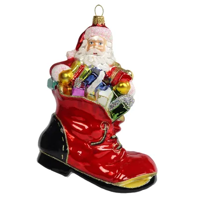 Produktbild von Weihnachtsfigur Weihnachtsmann im Schuh