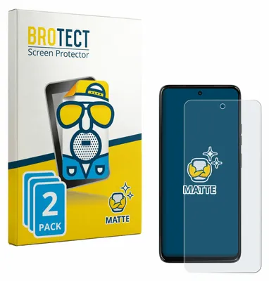 Produktbild von 2x BROTECT Schutzfolie für Motorola Moto G47 Displayschutz Displayschutzfolie Folie Matt Entspiegelungsfolie