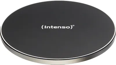 Produktbild von Intenso Wireless Charger BA1, inkl. Adapter +1,5m Ladekabel, Schwarz