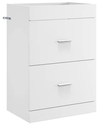 Obrázek produktu pro Koupelnová skříňka pod umyvadlo Bílá 56 x 37,5 x 81 cm