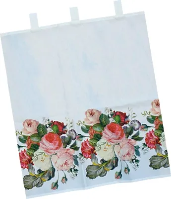 Produktbild von Scheiben-Gardine Blickdicht bunte Rosen 120 x 60 cm