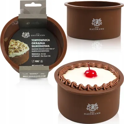 Produktbild von Karl Hausmann Runde Silikon-Tortenform 10cm Backen