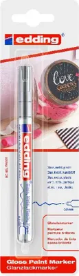Produktbild von Edding e-780, Silber, Silber, Fine, Feine Spitze, Rund, Glas, Metall, Kunststoff