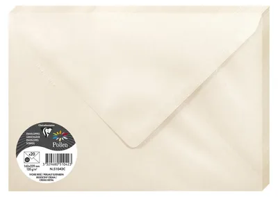 Obrázek produktu pro Clairefontaine 51042C, C5 (162 x 229 mm), Slonovinová, 120 g/m², 20 kusů