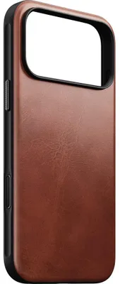 Produktbild von Handyhülle aus Naturleder für iPhone 18 Pro Max / 17 Pro Max, Nomad Modern Leather Case Horween Series mit MagSafe, Braun