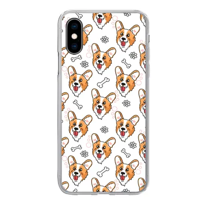 Obrázok produktu pre Kryt mobilného telefónu pre Apple iPhone X/10 Vzory - Pes - Corgi - Chlapci - Dievčatá - Deti - Deti Silikónové mäkké puzdro