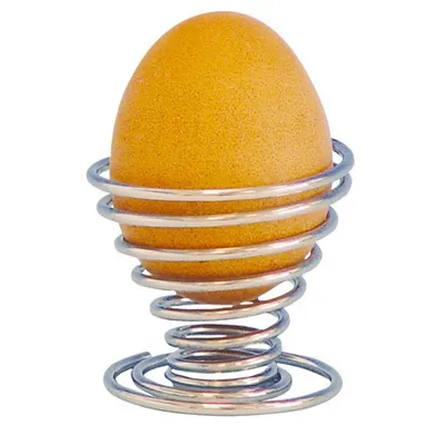 Produktbild von TOP STAR - Eierbecher Drahtspirale verchromt 5 x 5cm (1 Stück)
