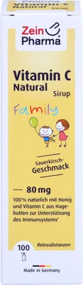 Produktbild von Vitamin C Natural 80mg Family, 50 ml SIR