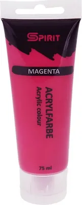 Produktbild von Spirit Acrylfarbe 75 ml, Farbe:Magenta