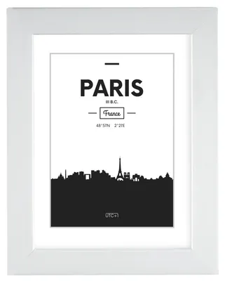 Produktbild von Hama Kunststoffrahmen Paris, Weiß, 10 x 15 cm