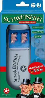 Produktbild von Winning Moves - Schweinerei Spiel Schweinchen Würfelspiel Gesellschaftsspiel