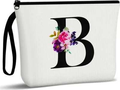 Image de Aucuu Femme Trousse de toilette en toile Organisateur de maquillage Grande capacité