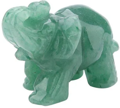 Zdjęcie produktu dla 2 Zoll Jade-Oliven-Stein-Figur für Glück und Reichtum