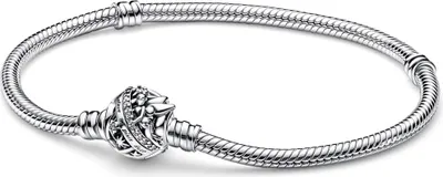 Produktbild von Pandora Disney Tinker Bell Clasp Moments Schlangen-Gliederarmband 592548C01 Damenarmband, Armbandumfang:23cm