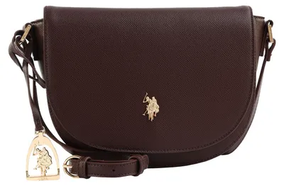 Image de U.S. POLO ASSN. sac à épaule bandoulière Jones Flap Crossbody Bag Dark Brown marron foncé