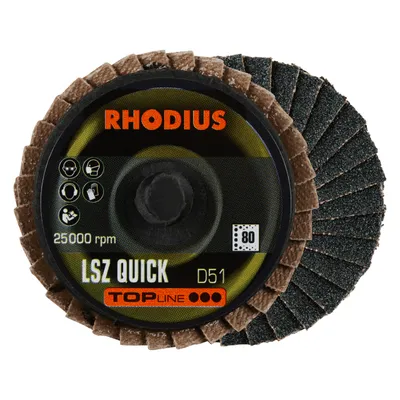 Produktbild von Rhodius 303932 LSZ QUICK Flap disc Stainless steel, Steel, Non-ferrous metal 10 pc(s)