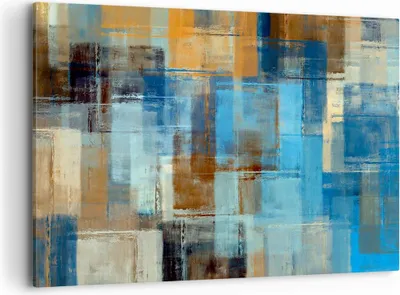 Produktbild von Bild auf Leinwand - Leinwandbild - Abstraktion modern - 120x80cm - Wand Bild - Wanddeko - Leinwanddruck - Bilder - Kunstdruck - Wanddekoration - Leinwand bilder - Wandkunst - AA120x80-3418