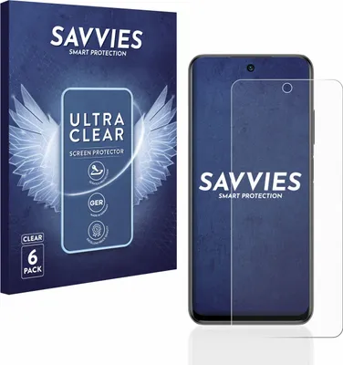 Produktbild von 6x Für Xiaomi Redmi Note 10 5G Schutzfolie Savvies Displayschutz Display Schutz Folie Klar Transparent