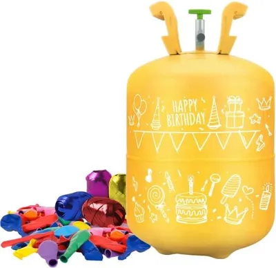 Produktbild von Ricokids Heliumflasche 0,42 m3 mit Luftballons und Schleife