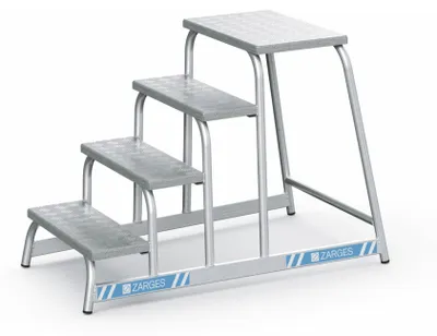 Produktbild von Zarges Aluminium Montagetritt starr AFA P 4 Stufen