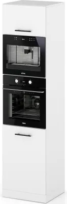 Zdjęcie produktu dla Słupek Kuchenny Stojący 60Cm Piekarnik Mikrofala S60M Spremium Biały Mat