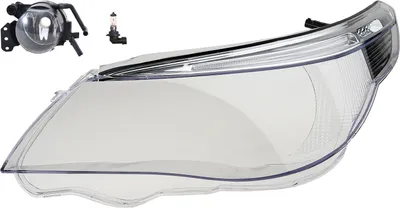 Produktbild von Johns, Scheinwerfer Glas passend für BMW 5er E60 E61 03-07 LED L + Nebel + Leuchtmittel 0 63176920703 63176910791 6910791 6920703
