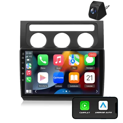 Zdjęcie produktu dla 2+64GB Android13 Für VW Touran 2003-2010 10zoll Autoradio carplay android auto GPS Navi WIFI BT SWC RDS DAB USB 4kern 2din
