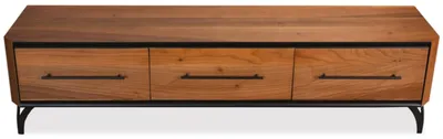 Produktbild von Modern TV-Ständer Fernsehschrank Wohnzimmer TV-Möbel Braun Holz Neu