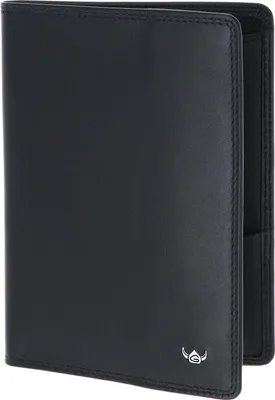Immagine prodotto di Golden Head Pelle caso di identificazione Polo RFID Protect Reisepassetui 4455 Schwarz nero
