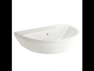 Produktbild von VITRA 7061B403-0012 Waschtisch Integra 650 x 490 mm rund