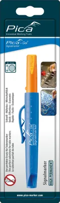 Produktbild von Pica-Marker 8084, Rundspitze, Gelb, Orange, Blau, Glas, Metall, Holz/Laminat, Fettdruck, 8 mm