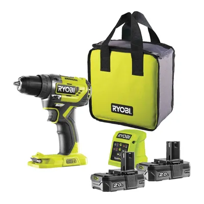 Produktbild von RYOBI Akku-Bohrschrauber R18DD5-220S ONE+ Akkuschrauber, Bohrmaschine, Drehmoment 50 Nm, 18V, 2Ah