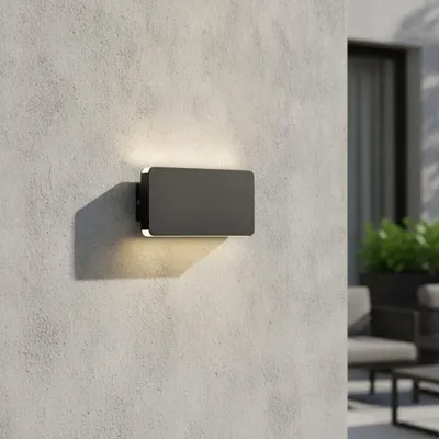 Productafbeelding van Zwarte wandlamp Artu design, AI-gegenereerde afbeelding
