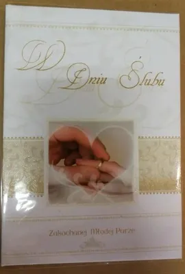 Zdjęcie produktu dla Książeczka brokat A5 Ślub 012