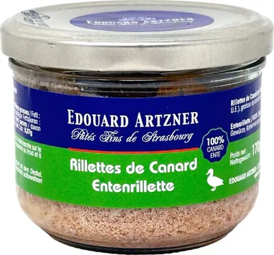 Produktbild von Edouard Artzner Enten Rillette - Zarte Delikatesse aus Entenfleisch, aus Frankreich