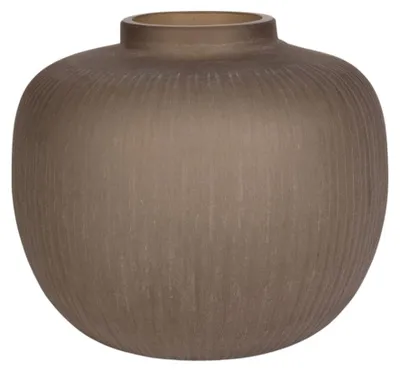 Zdjęcie produktu dla Wazon Evelyn, duży (L), 30 cm - brązowy - szkło