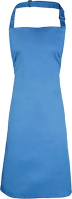 Obrázek produktu pro Premier Workwear PR150 | Zástěra s náprsenkou 'Colours' - Lze prát na 60 °C - Barva: Sapphire (přibližně Pantone 300) - Rozměr: 72 x 86 cm