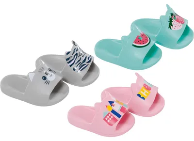 Produktbild von Zapf 840795 BABY born Schlappen 3 sort. 43cm