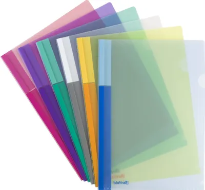 Produktbild von Sichthülle ColorCollection A4 PP farbig sortiert VE=24 Stück