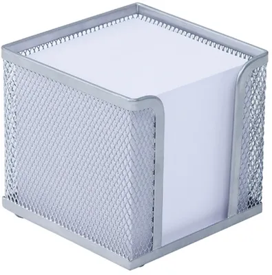Produktbild von WEDO Zettelbox Office, aus Drahtmetall, silber