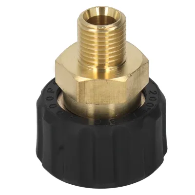 Produktbild von Hochdruckreiniger-Adapter,Hochdruckreiniger-Schlauchgewinde,Druckreiniger-Messing-Adapter,Druckreiniger-Schlauchadapter,Druckreiniger-Schlauchverbinder,Druckreiniger-Zubehör