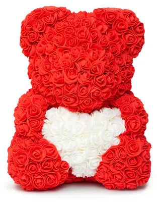 Produktbild von Rosenbär Valentinstagsgeschenk - Rot - 25 cm 1 Stück [DA00146]