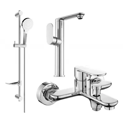 Obrázek produktu pro Mexen Milo DF05 vanová sada, Chromovaná - 713153DF05-00