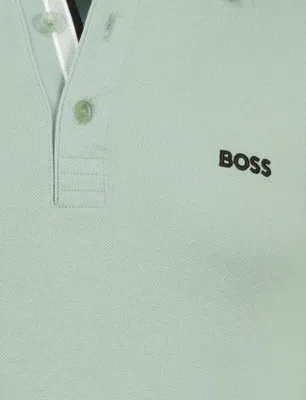 Produktbild von Boss Green Paddy Poloshirt 3-knöpfig grün