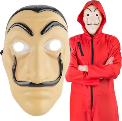 Produktbild von Maske des Hauses St. andrzejki salvador dali la casa de papel bella ciao profesor