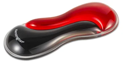 Produktbild von Kensington Slim Duo Gel Handgelenkauflage für Maus/Trackball - Rot, Rot, MIL-STD-810H Method 504.3 Contamination by Fluids, 80 mm, 38 mm, 230 mm, 200 g