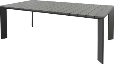 Immagine prodotto di Milani Home - tavolo da giardino, alluminio, 8 posti, antracite, piano 200 x 100 cm