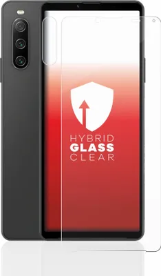 Produktbild von upscreen Schutzglas für Sony Xperia 10 IV (Display+Kamera) Schutzfolie Panzer Folie Glas Display Schutz klar